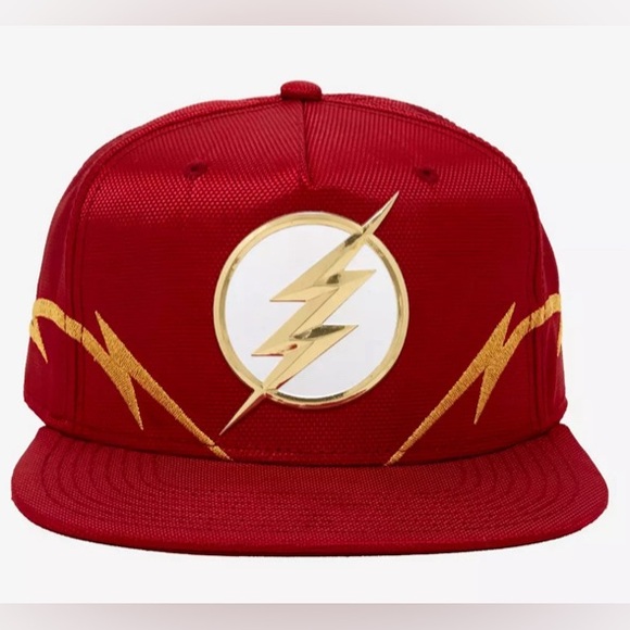 DC The Flash Logo Snapback Hat - Picture 2 of 11
